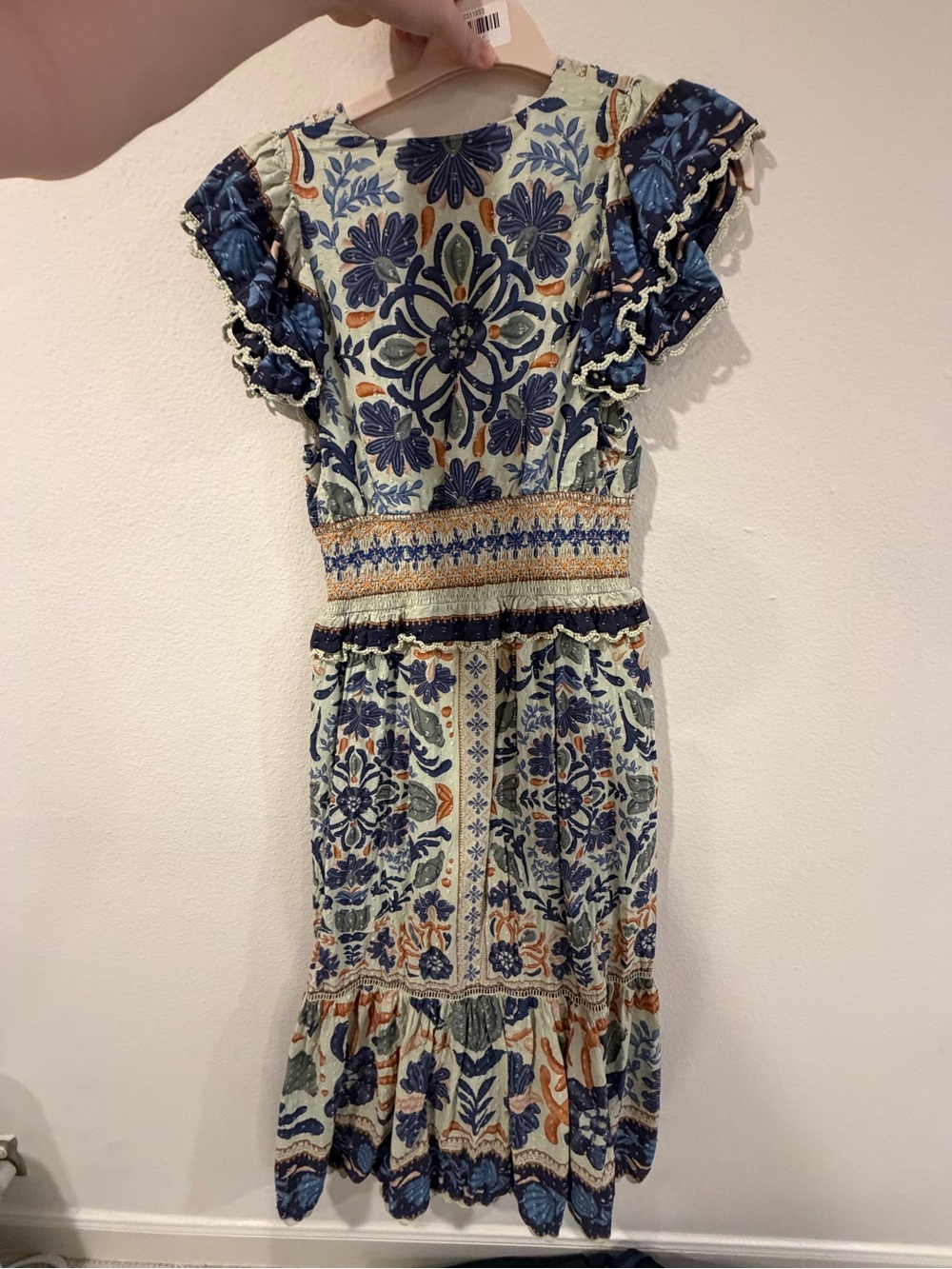 FARM Rio Ocean Tapestry Green Maxi Dress - Picture 5 of 5